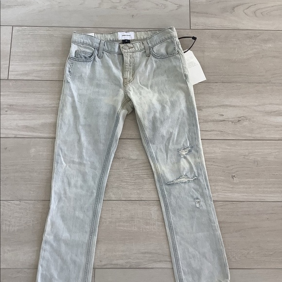 Current Elliott The Cropped Straight Jeans - Picture 4 of 10